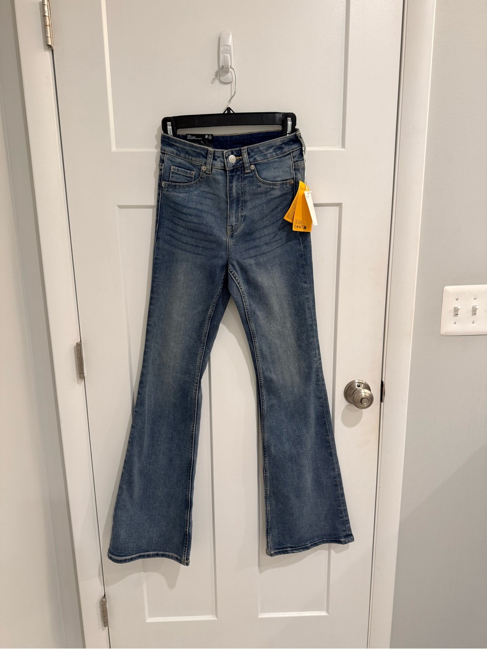 Divided Medium Blue High-Rise Flare Jeans